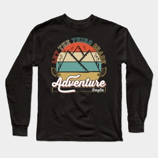 Let The third Grade Adventure Begin Stepping into Third Grade Preschool Teacher's Continued Evolution Long Sleeve T-Shirt